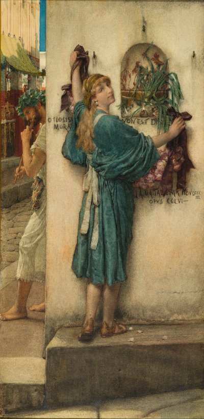 The Street Altar, 1883 by Lawrence Alma Tadema